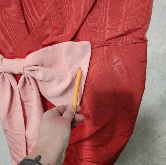 Future Collective Sweetheart Bow Mini Dress Strapless Cocktail Holiday Party New - Picture 15 of 16